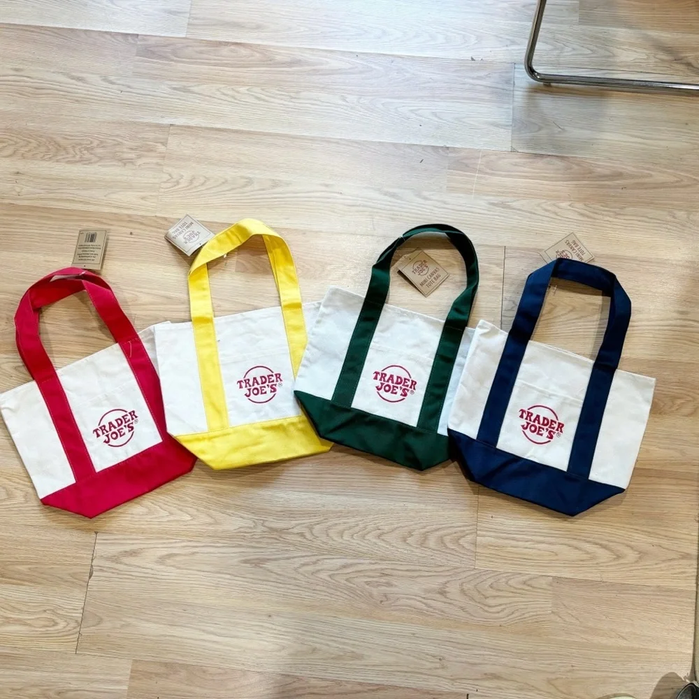 Trader Joe’s Four Mini‎ Canvas Totes